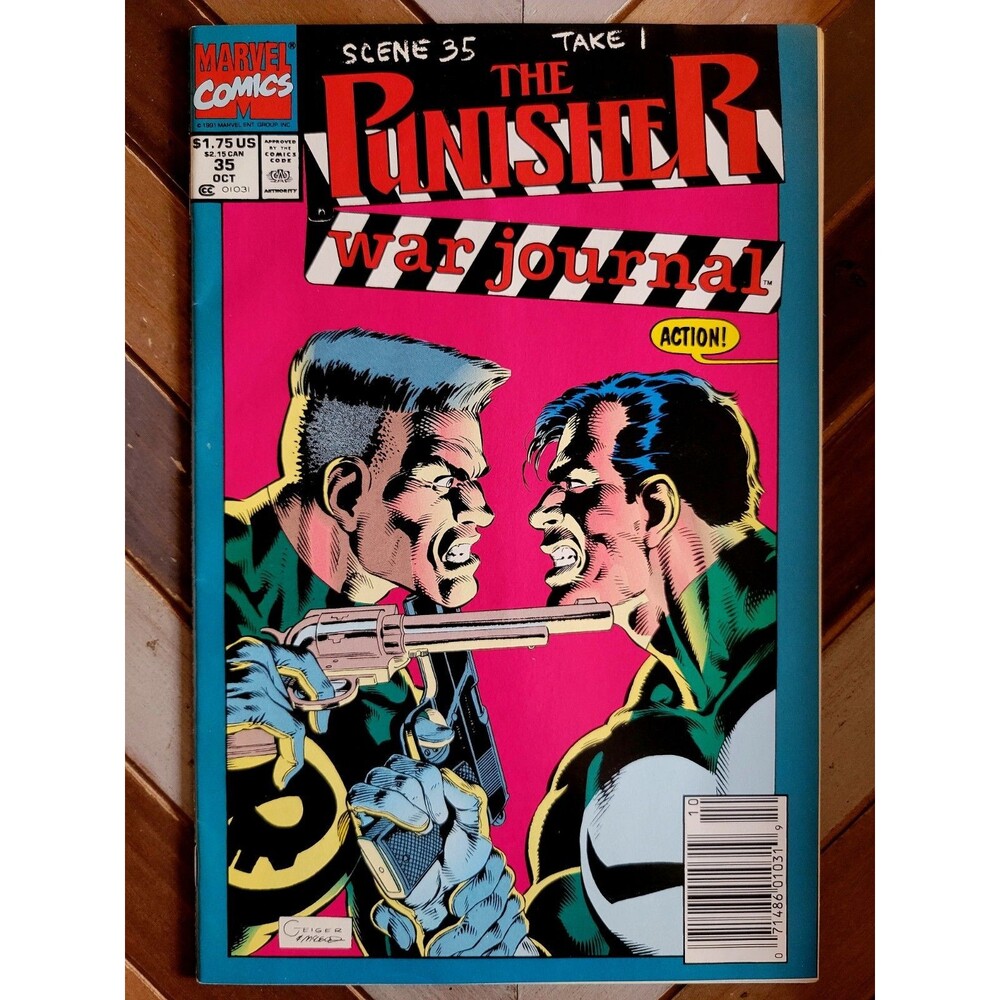 Punisher: War Journal #35 (Marvel 1991) Newsstand Edition "Motivation" (5.0)